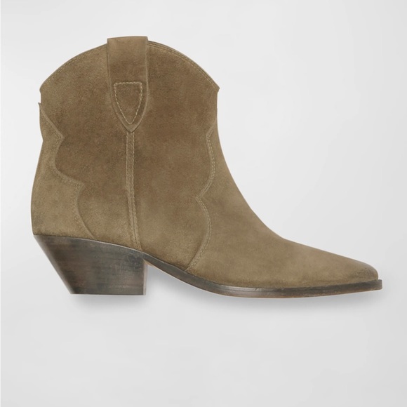 Isabel Marant Etoile brown suede western ankle boots 39 (8) - Picture 10 of 10